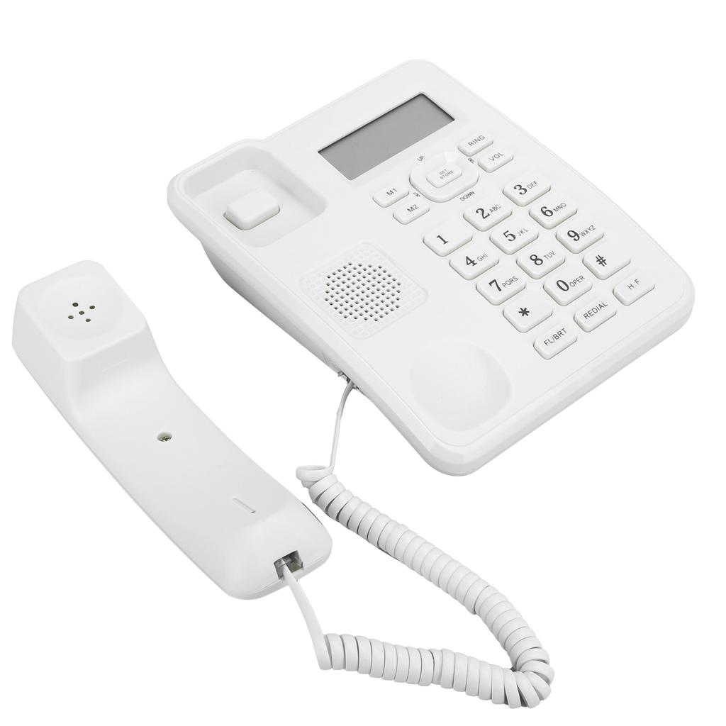 KXT6001CID Household Hotel Domestic Home Business Telephone Landline Equipment White