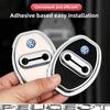 4Pcs Silicone Car Door Lock Cover Shock Absorber Accessories For VW GTI Polo Golf Passat Tiguan Arteon Touareg CC Taigo Hub Cap zq3