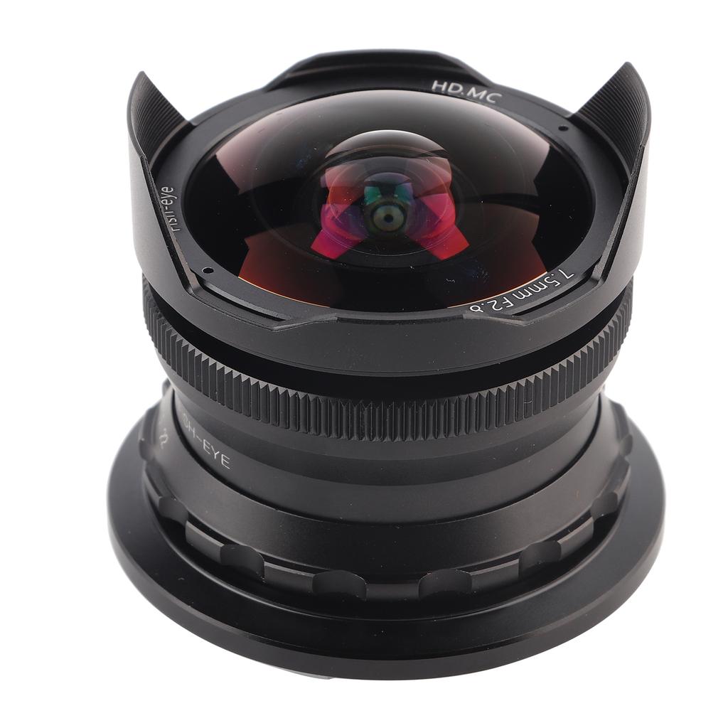 7.5MM F2.8 Fisheye Mirrorless Camera Lens Upgrade Optimize Imaging Z Mount for Nikon Z6 Z7 Z50Black