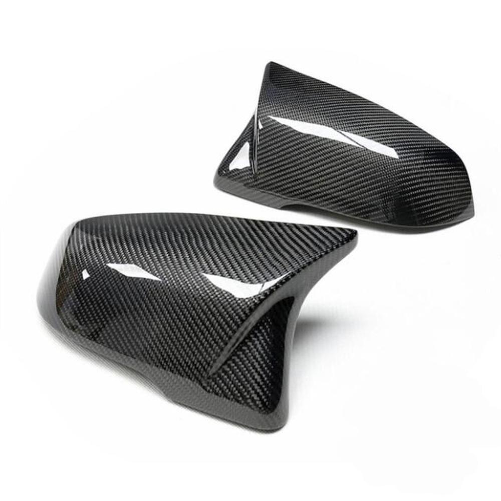 Carbon Fiber Replacement Mirror Cover Cap For Toyota Supra A90 M Style 2020-2024