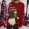 Women's Fashion Fall And Winter Christmas Loose Round Neck Pullover Knitted Sweater