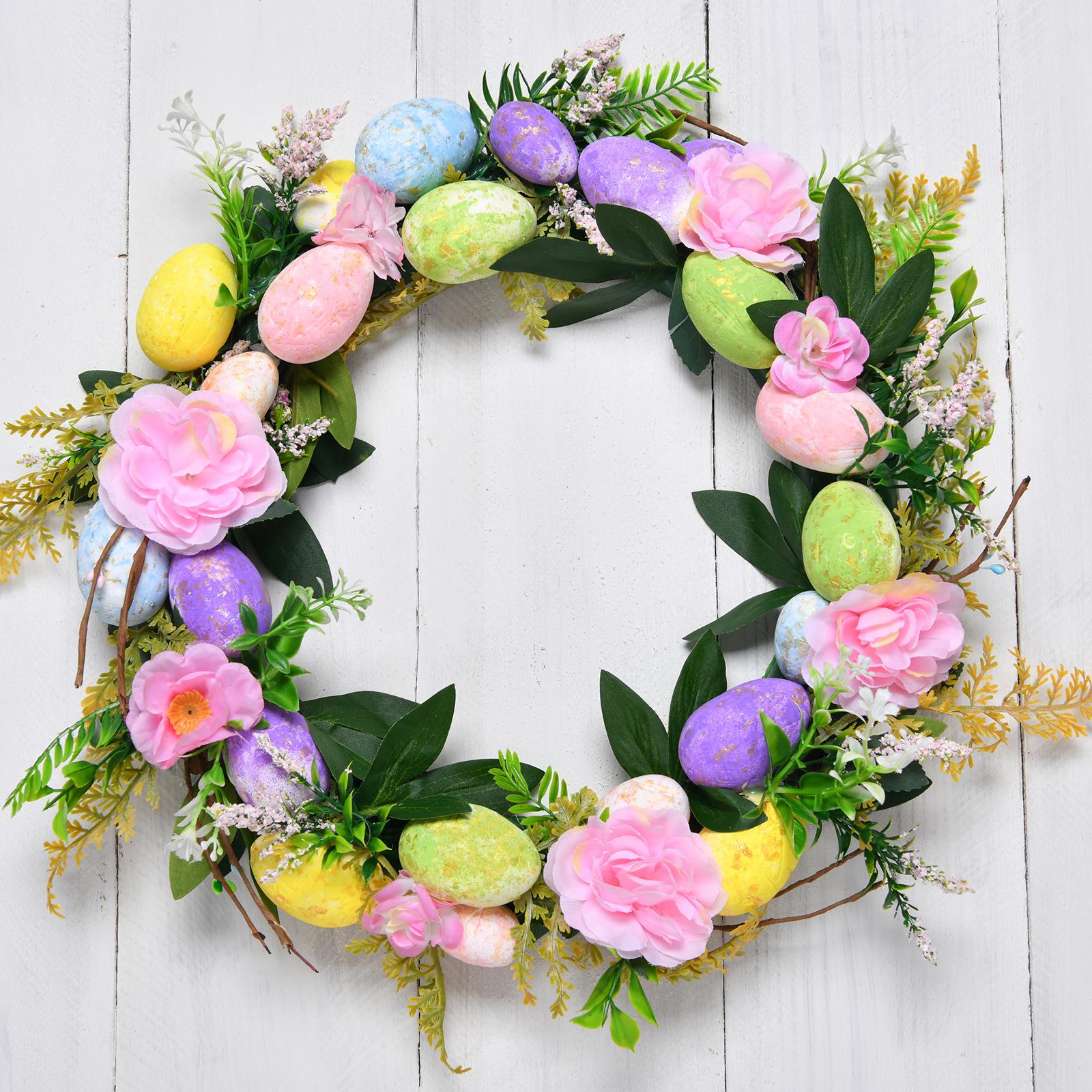 

Пасхальное яйцо, пасхальный венок, подвеска ко Дню святого Валентина, пасхальное украшение, подвеска на окно, дверь, дом 45CM