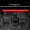 For Tesla ModelY Juniper 2025+ TPE Under Seat Corner Guard Seat Slide Rails Protector Cover Anti-Kick Decor Flocking Accessories