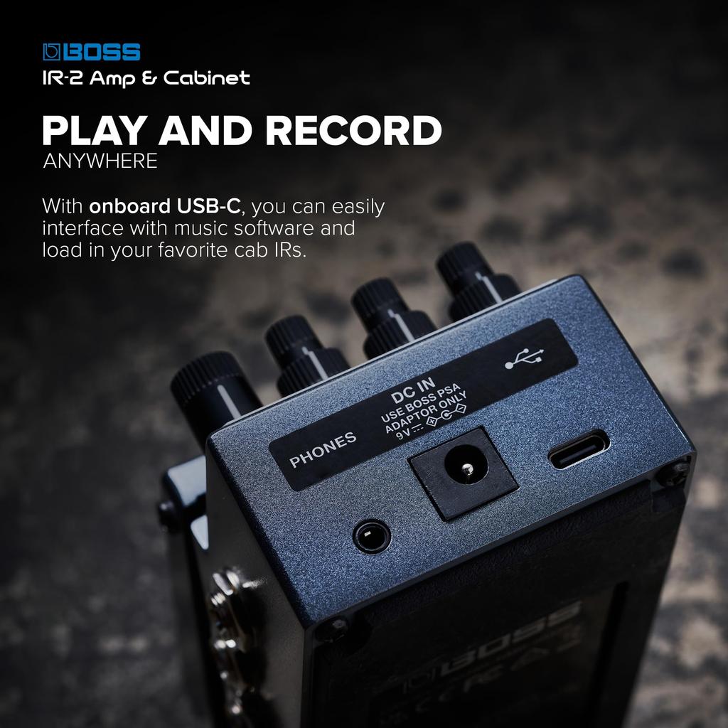 BOSSIR-2 Forsterker & Kabinettforsterkersimulator Kabinett IR-laster Boss IR2