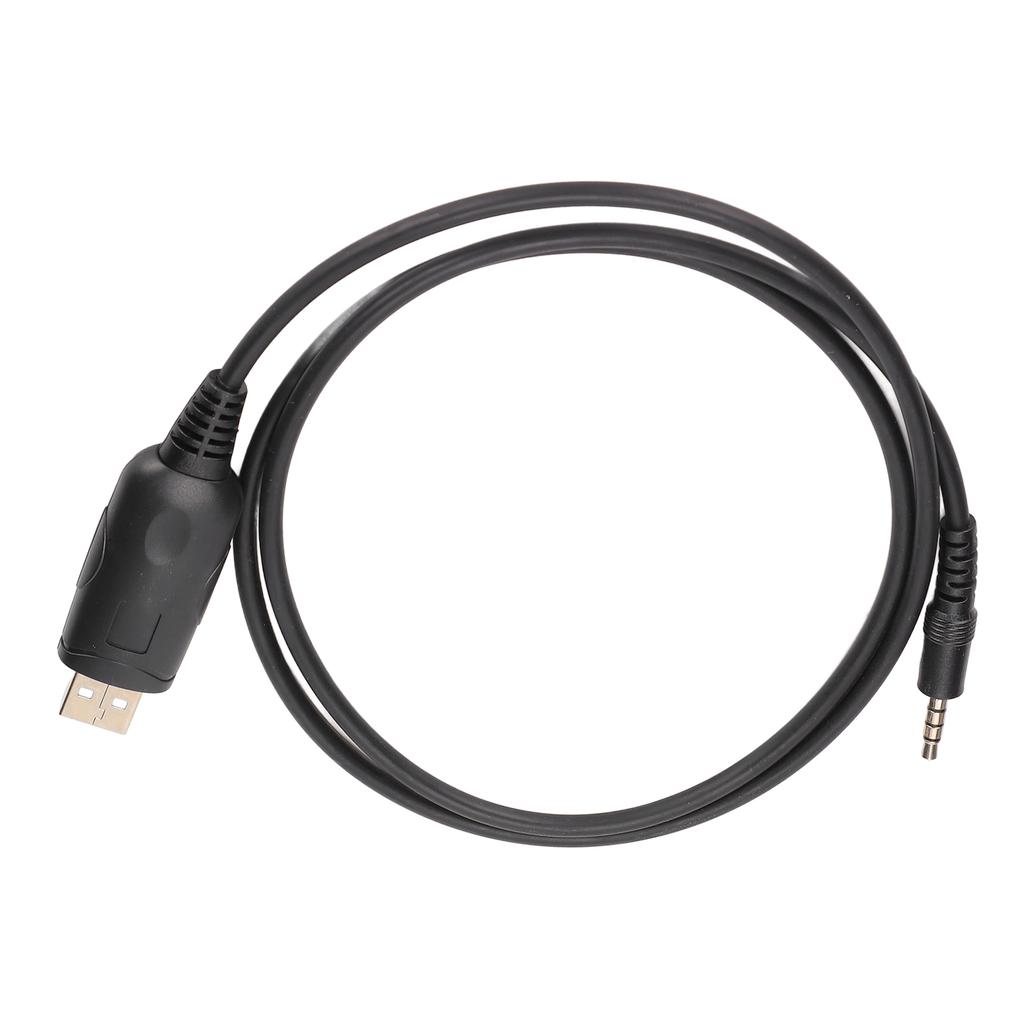 Programming Cable 3.5mm 0.14in Stable USB Write Frequency Cable for EVX‑216 EVX‑530 EVX‑531 EVX‑534 EVX‑539 CT‑106