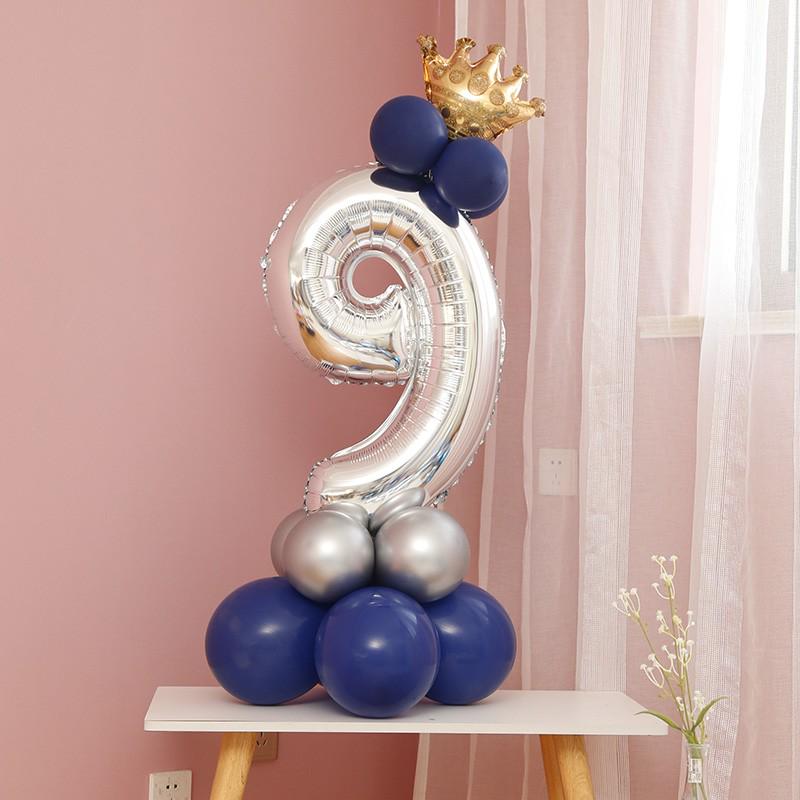 Złote Balony z Cyframi na Urodziny i Imprezy