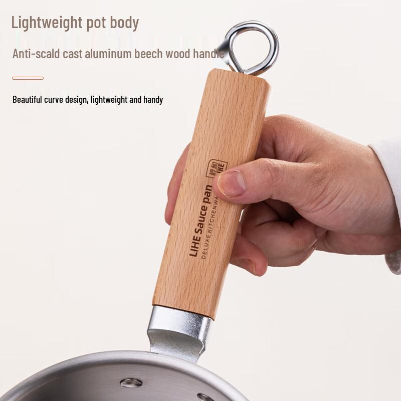 Joychef 304 Stainless Steel 16cm Milk/Noodle Pot with Steamer