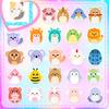 50 Simple Small Animal Stickers New Cartoon Cute Simple Ins Small Animals Children's Stickers