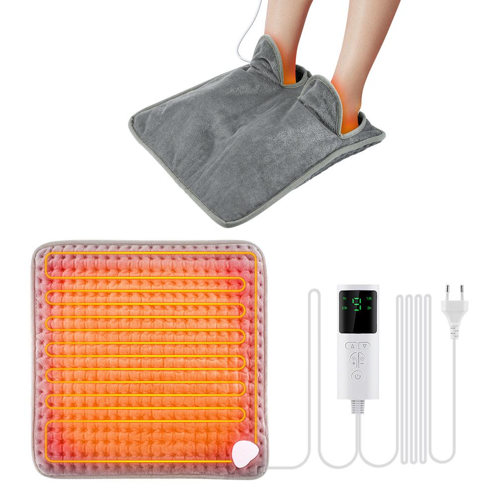 Heated Foot Warmer Mat with Adjustable Temperature – Electric Heating Pad for Winter Warmth