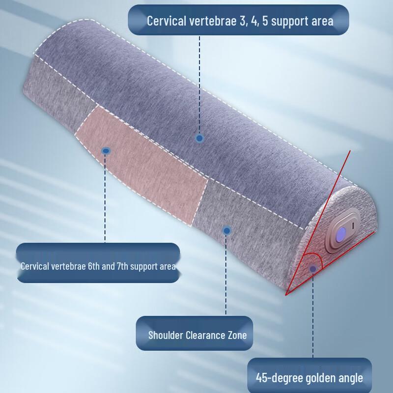 Hezheng Memory Foam Cervical Massage Pillow