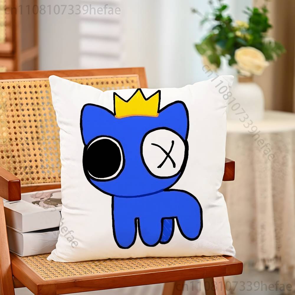 RRainbow FFriends Throw Pillow Case For Decoration 30cm 50cm 55cm Square Home Pillowcase Case