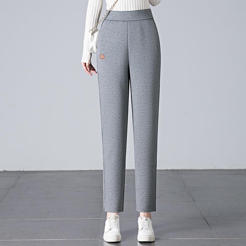 Women's Elastic High Waist Harem Pants - Versatile, Slimming, and Stretchy for Spring 2025