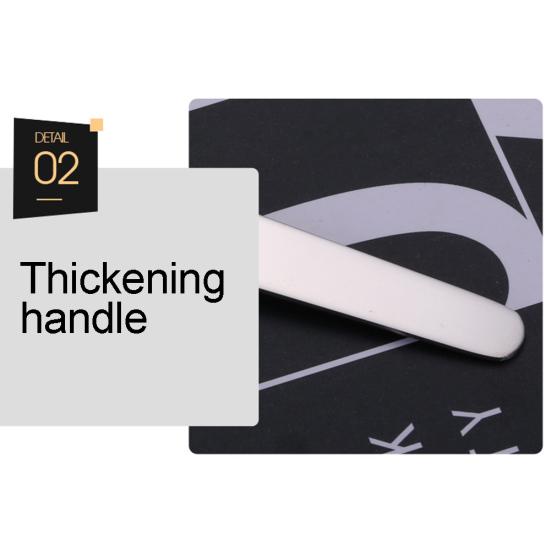 1Pc Stainless Steel Ice Cream Yogurt Dessert Spoon Stirring Kitchen Flatware