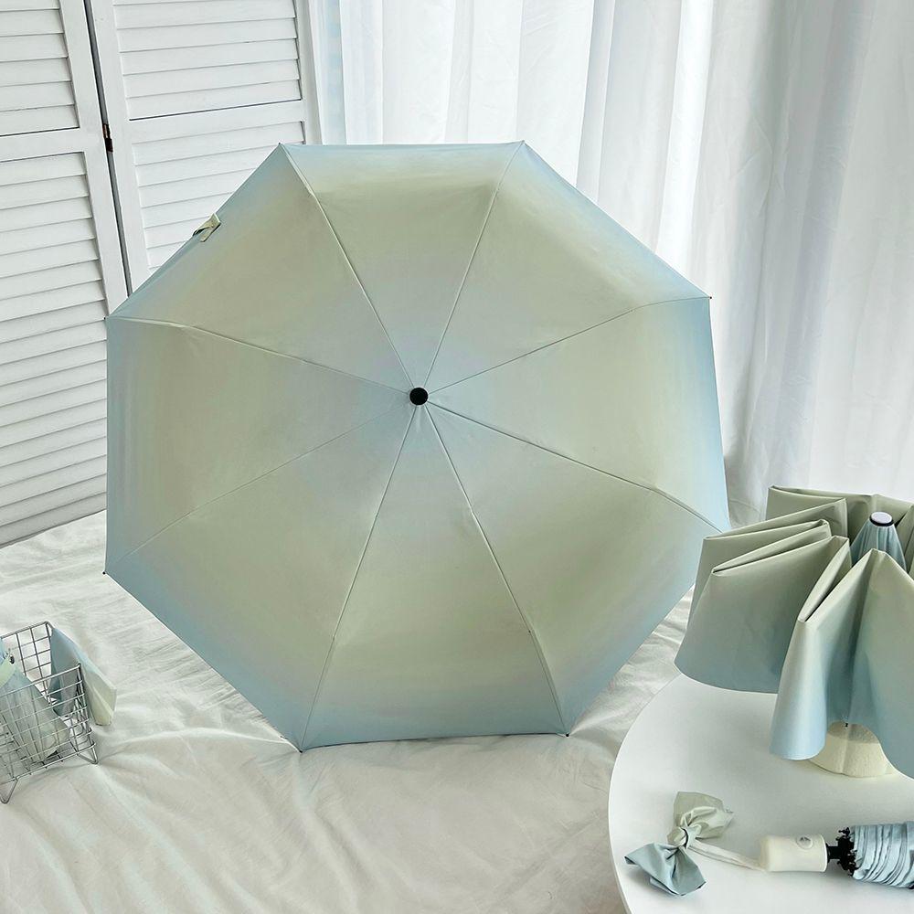 

Зонт-автомат двойного назначения серии Gradient для женщин - Синий, защита от солнца и дождя 98cm