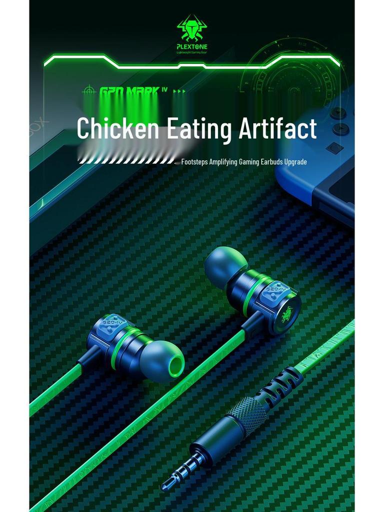 PLEXTONE Puji G20 Type-C 3.5mm Gaming Earbuds for Mobile Devices