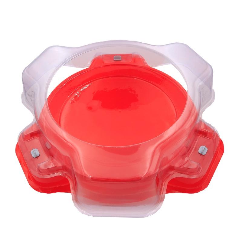 High-quality Plastic Gyro Disk Explosive Starstorm Spinning Top Card Head Pouch Packaging B-09 White