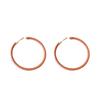 Silver Needle Leather Wrapped Round Earrings Fashion Commuter Simple Earrings Niche Premium Temperament Earrings Women