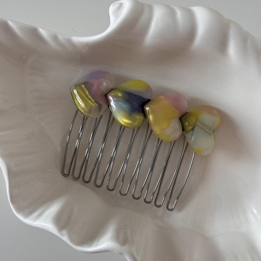 Small Size 7 Teeth Insert Comb Clip Women Hair Styling Hairpins Women Headwear Jewelry Bangs Broken Hair Comb Clip Girls Gifts