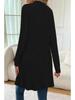 European & American Plus Size Women's Autumn/Winter Long Sleeve Loose Pocket Cardigan Knit Sweater Coat