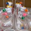DIY Graffiti Plaster Bear Keychain: Children's Creative Painting Material Kit - White Blank Toy