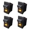 Automotive Fog Lamp Toggle Switches with LED Light And Quick Install 4 Pin 12V Fog Lamp Toggle Switches For Truck Boat