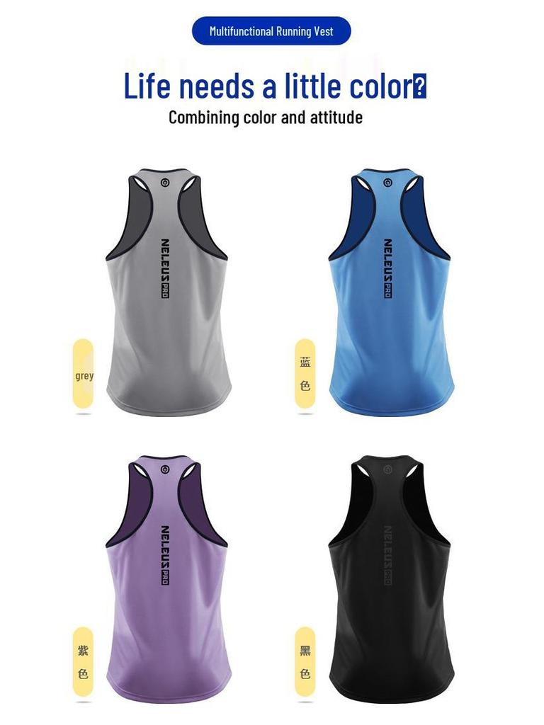 Men's Quick-Dry Plus Size Running Vest - Lightweight, Loose Fit for Summer Fitness and Basketball.