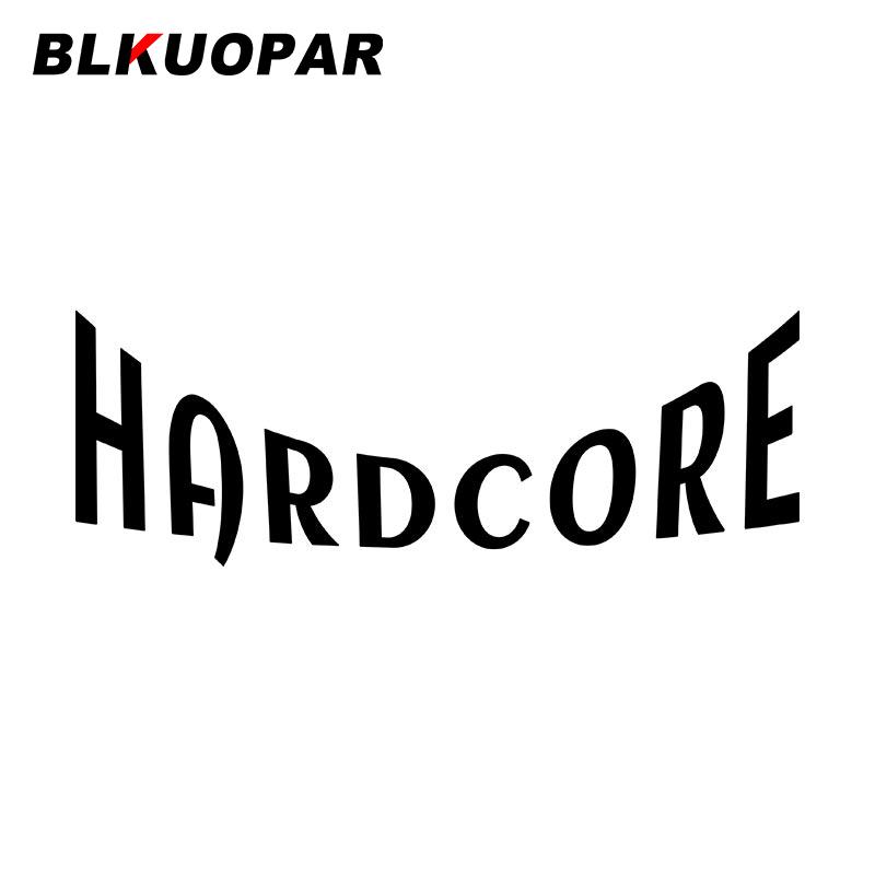 BLKUOPAR Hardcore Car Sticker Sunscreen Fashionable Decals Personality Waterproof Sunscreen Funny Original JDM Car Accessories