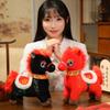 Soft Plush Horse Plush Doll Chinese Style Chinese Stuffed Horse Doll  Chinese New Year Gift