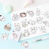 45 sztuk/paczka Kawaii naklejki DIY Cute Cartoon piękny kot naklejka do dekoracji pamiętnika