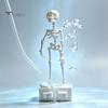 Decorazione Atmosferica per Acquario di Halloween Scheletro Danzante, Scheletro Mobile con Articolazioni Azionato da Bolle, Ornamento Subacqueo Horror, Realistico