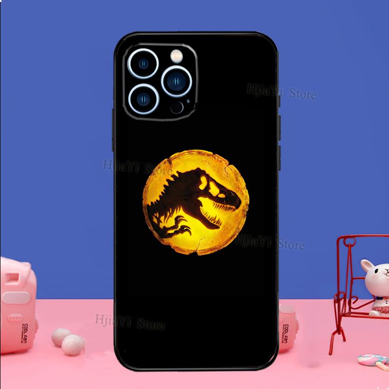 Jurassic Dinosaur Case For iPhone 16 15 13 11 14 Pro Max 12 Mini Plus XR X XS Max Silicone Phone Cover