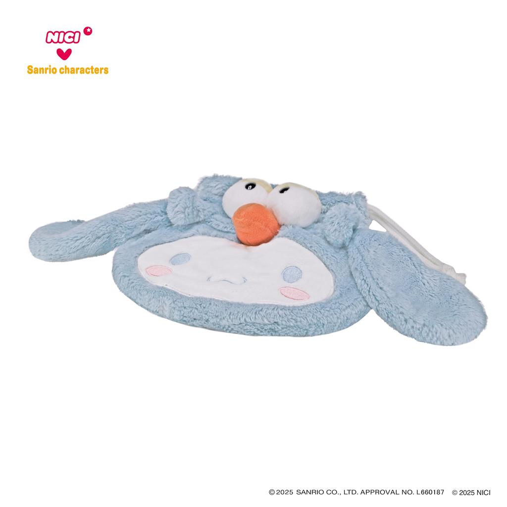 NICI X Sanrio Characters Figure Face Pouch Cinnamoroll X Hummingbird