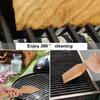 Bbq Grill Barbecue Cleaning Brush Wooden Shovel Brush Scraper Multifunctional Grill Net Oven Baking Tray Kitchen Cleaning Gadget