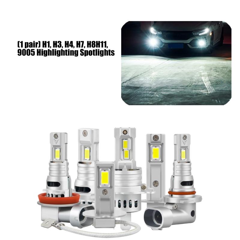 23W 7035 Chip H1 H7 Car LED Headlight Auto Fog Lamp LED Bulb 6000K 12V 23W Car Headlight LED Bulb