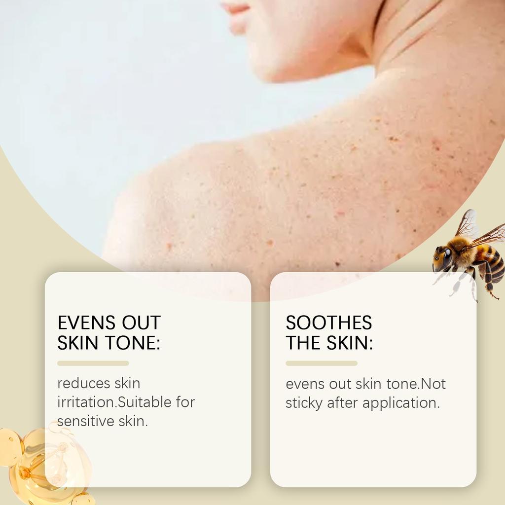 Crème pour la peau multi-effets Bee: Crème pour la peau nourrissante, hydratante, éclaircissante et réparatrice