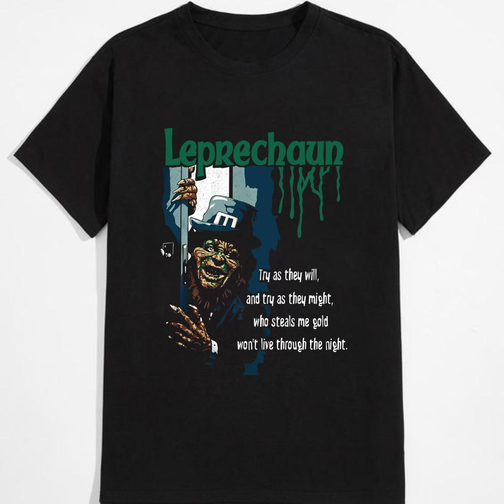 Leprechaun Lubdan Horror Movie Fan T-Shirt – St. Patrick’s Day Gift Tee Unisex S S