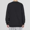 Adidas Th Logo Sweatshirt With Letter Print, Loose Fit, Sport Casual Men Tops Black HY5828