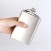 Portable 260ml/200ml Titanium Wine Flask Unique Titanium Flat Bottle 260ml 200ml for Camping and Outdoor Activities