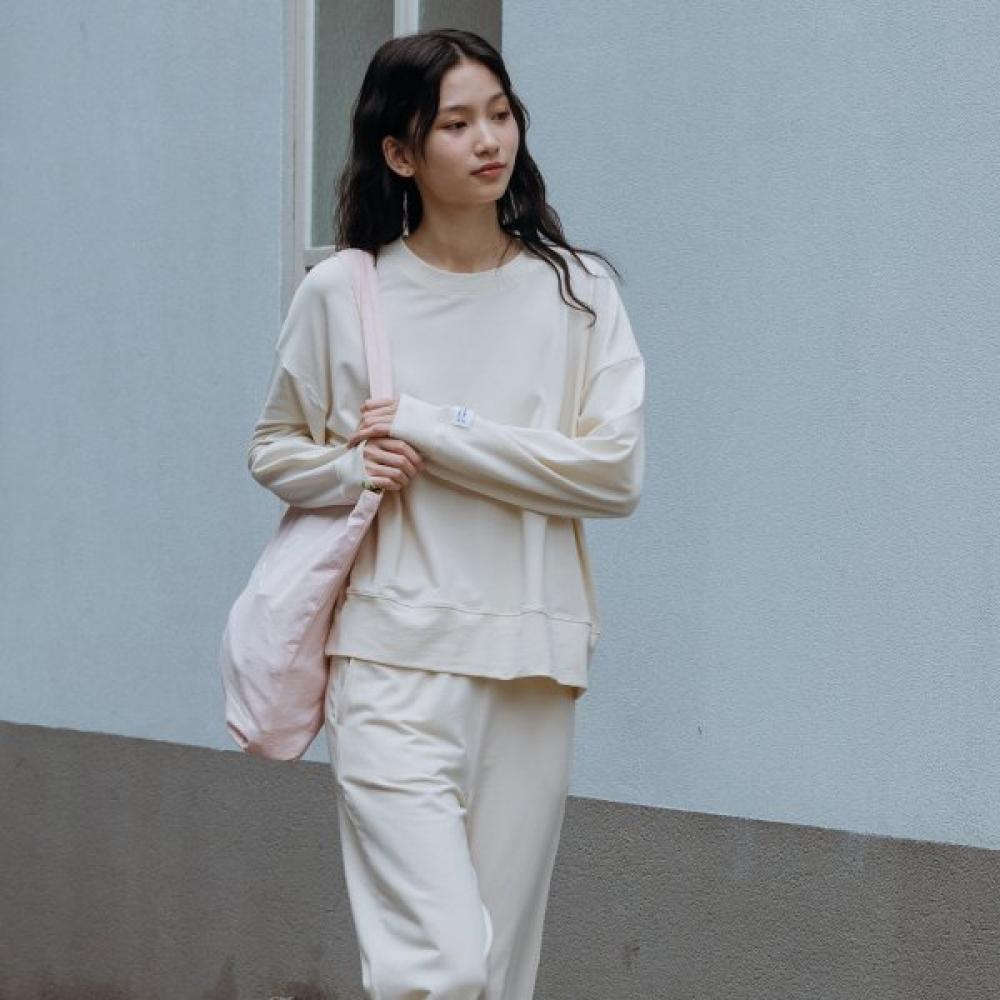 Frenchiel Modal Sweatshirt Butter Cream Fwet080l M