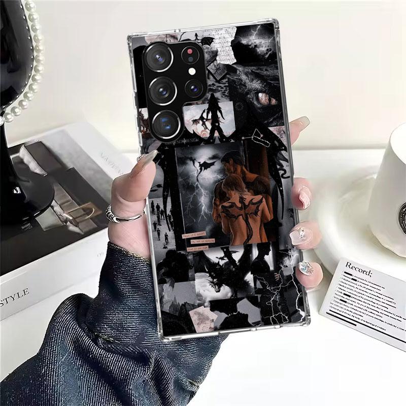 F-Fourth W-Wing Dragon Soft Phone Case For Samsung Galaxy S22 S23 S24 S25 Edge S26 Ultra S20 FE S21 Plus + Fundas Coque Galaxy S