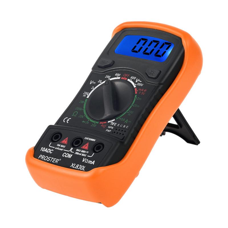 Buy Digital LCD Multimeter XL830L AC DC Voltmeter Ammeter OHM Circuit