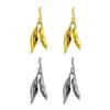 Modern Asymmetrics Danglings Earrings With Silver Tone Alloy Tassels Comfort Wear Daily Accessories