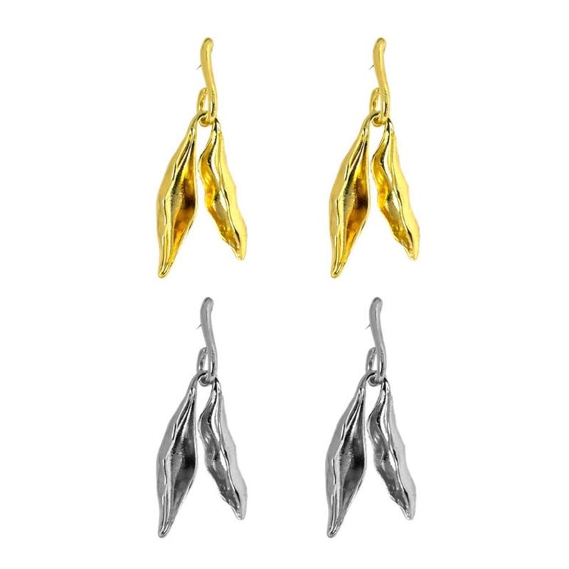 Elegantes Pendientes Largos con Borlas Irregulares Cómodo Accesorio de Joyería de Aleación para Fiesta Piel Sensible