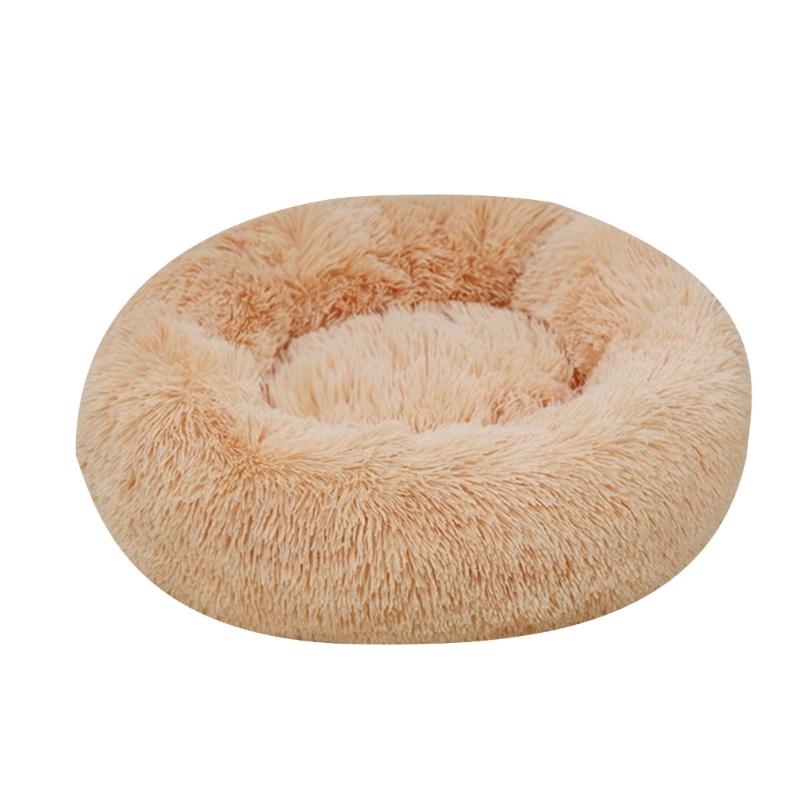 Cat Bed for Indoor Cat Winter Soft Round Sofa Bed Handmade for Small Kitten