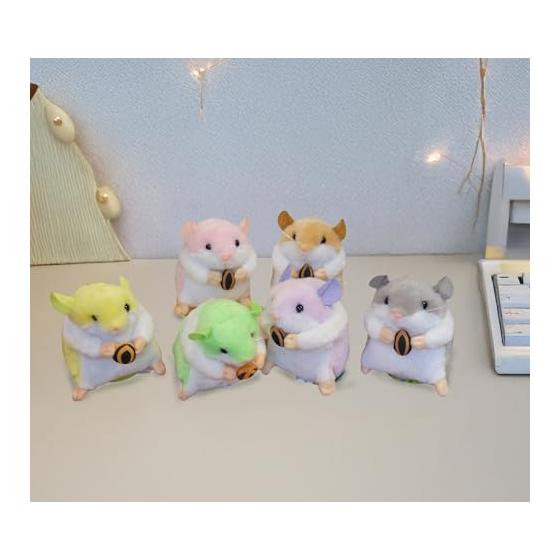 Take Off Plush Baby Palette Hamster Plush Gray