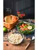 Heat-Resistant Crystal Glass Pot with Lid for Oven & Microwave; Double-Ear Soup Bowl for Steaming & Stewing.