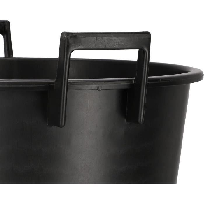 Plastic Mason's Bucket - KOTARBAU - Round 40L - Black