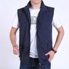 Vest Men's Outdoor Leisure Spring and Autumn Fishing Vest Stand-up Collar Quick-drying Vest Jacket