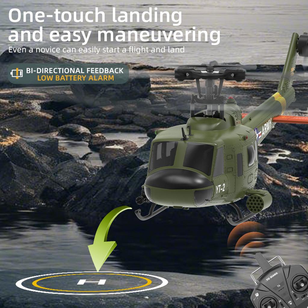 Remote Control Helicopter with Brushless Motors, Altitude Hold, Gyro, Optical Flow Positioning Function, 2.4GHz Mini