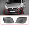 New Pair Fog Headlight Cover Set Grill For Peugeot Partenr For Citroen Berlingo 2015-2018 Front Bumper Grille Kit 1613564580